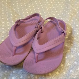 CROCS sandals - size 10 Girls